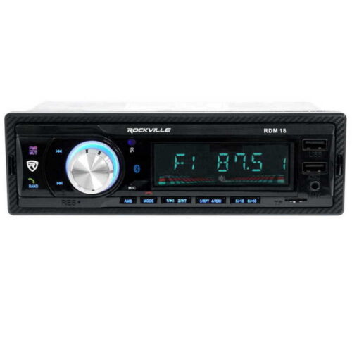 Digital IQ RADIO USB/SD/AUX/BLUETOOTH A2DP ΜΕ ΜΠΛΕ ΦΩΤΙΣΜΟ & REMOTE CONTROL RDM18 ROCKVILLE