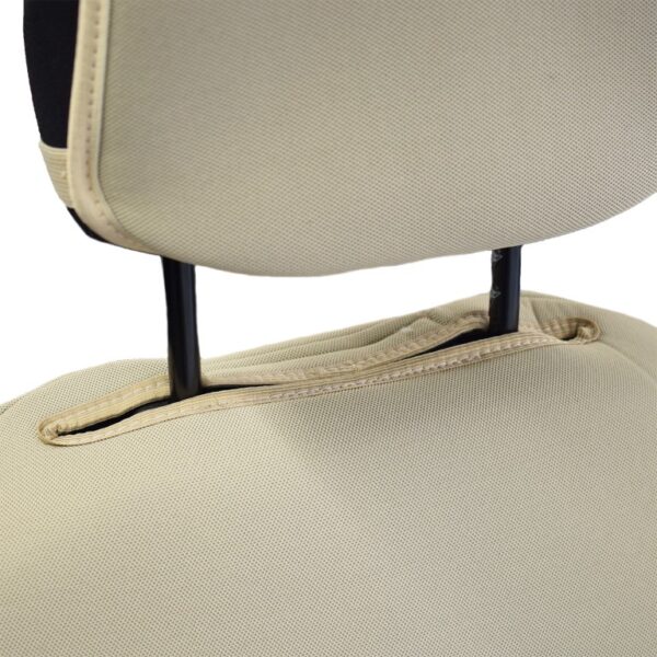 Race Axion ΗΜΙΚΑΛΥΜΜΑΤΑ ΚΑΘΙΣΜΑΤΩΝ BUCKET RECARO ΜΠΕΖ ΜΕ ΥΠΟΔΟΧΗ ΠΡΟΣΚΕΦΑΛΟΥ ΜΕ VELCRO ΚΑΙ ΠΡΟΣΚΕΦΑΛΑ (2 ΤΕΜ.) - Image 3