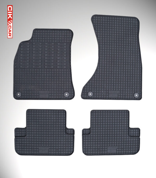 Cik ΜΑΡΚΕ ΠΑΤΑΚΙΑ ΣΕ ΣΚΑΦΗ ΛΑΣΤΙΧΟ ΓΙΑ AUDI A4 2008-2012 / A5 2007-2015 / S5 2007-2015 ΣΕ ΜΑΥΡΟ ΧΡΩΜΑ ΜΕ ΚΟΥΜΠΩΜΑΤΑ CIK - 4 ΤΕΜ. - Image 3