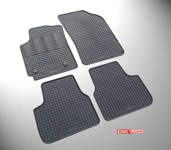 Cik ΜΑΡΚΕ ΠΑΤΑΚΙΑ ΣΕ ΣΚΑΦΗ ΛΑΣΤΙΧΟ ΓΙΑ CITROEN C4 CACTUS 2014-10/2020 ΣΕ ΜΑΥΡΟ ΧΡΩΜΑ ΜΕ ΚΟΥΜΠΩΜΑΤΑ CIK - 4 ΤΕΜ.