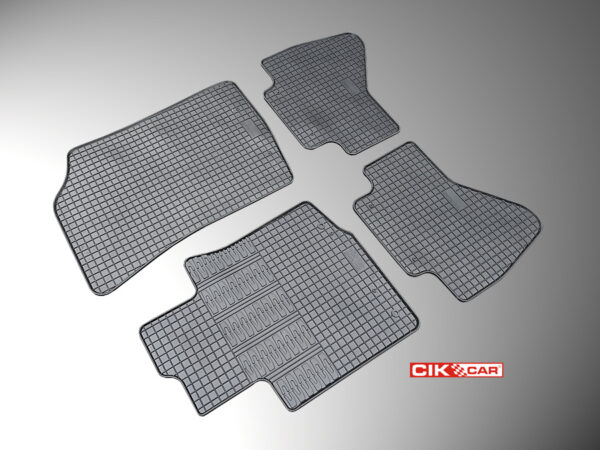 Cik ΜΑΡΚΕ ΠΑΤΑΚΙΑ ΣΕ ΣΚΑΦΗ ΛΑΣΤΙΧΟ ΓΙΑ CITROEN C1 / PEUGEOT 107 / TOYOTA AYGO 2005-2014 ΣΕ ΜΑΥΡΟ ΧΡΩΜΑ ΧΩΡΙΣ ΚΟΥΜΠΩΜΑΤΑ CIK - 4 ΤΕΜ. - Image 3