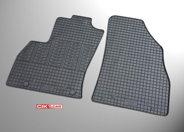 Cik ΜΑΡΚΕ ΠΑΤΑΚΙΑ ΣΕ ΣΚΑΦΗ ΛΑΣΤΙΧΟ ΓΙΑ CITROEN NEMO 12/2008 / FIAT FIORINO 11/2007+ / FIAT QUBO 09/2008-05/2020 / PEUGEOT BIPPER 05/2008-03/2014 / PEUGEOT BIPPER TEPEE 03/2009-12/2017 ΣΕ ΜΑΥΡΟ ΧΡΩΜΑ ΜΕ ΚΟΥΜΠΩΜΑΤΑ CIK - 2 ΤΕΜ.