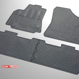 Cik ΜΑΡΚΕ ΠΑΤΑΚΙΑ ΣΕ ΣΚΑΦΗ ΛΑΣΤΙΧΟ ΓΙΑ CITROEN BERLINGO 5ΘΕΣΙΟ / PEUGEOT PARTNER 5ΘΕΣΙΟ 2008-2015 / 2015-2018 ΣΕ ΜΑΥΡΟ ΧΡΩΜΑ ΜΕ ΚΟΥΜΠΩΜΑΤΑ CIK - 4 ΤΕΜ.