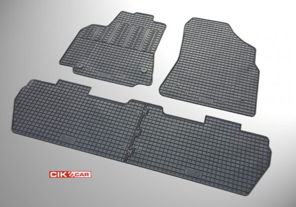 Cik ΜΑΡΚΕ ΠΑΤΑΚΙΑ ΣΕ ΣΚΑΦΗ ΛΑΣΤΙΧΟ ΓΙΑ CITROEN BERLINGO 5ΘΕΣΙΟ / PEUGEOT PARTNER 5ΘΕΣΙΟ 2008-2015 / 2015-2018 ΣΕ ΜΑΥΡΟ ΧΡΩΜΑ ΜΕ ΚΟΥΜΠΩΜΑΤΑ CIK - 4 ΤΕΜ.