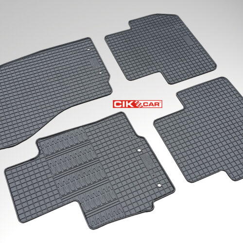 Cik ΜΑΡΚΕ ΠΑΤΑΚΙΑ ΣΕ ΣΚΑΦΗ ΛΑΣΤΙΧΟ ΓΙΑ CITROEN C4 AIRCROSS 2010-2017 / PEUGEOT 4008 2012-2016 / MITSUBISHI ASX 2010-2012 ΣΕ ΜΑΥΡΟ ΧΡΩΜΑ ΜΕ ΚΟΥΜΠΩΜΑΤΑ CIK – 4 ΤΕΜ.