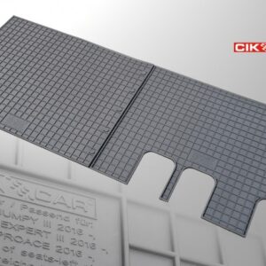 Cik ΜΑΡΚΕ ΠΑΤΑΚΙΑ ΣΕ ΣΚΑΦΗ ΛΑΣΤΙΧΟ ΓΙΑ CITROEN JUMPY 2016+ / PEUGEOT EXPERT 2016+ / TOYOTA PROACE 2016+ (2Η ΣΕΙΡΑ ΚΑΘΙΣΜΑΤΩΝ) ΣΕ ΜΑΥΡΟ ΧΡΩΜΑ ΧΩΡΙΣ ΚΟΥΜΠΩΜΑΤΑ CIK - 2 ΤΕΜ.