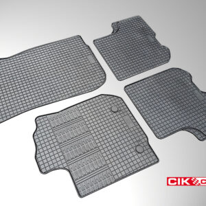 Cik ΜΑΡΚΕ ΠΑΤΑΚΙΑ ΣΕ ΣΚΑΦΗ ΛΑΣΤΙΧΟ ΓΙΑ DACIA LOGAN 2012+ / DACIA SANDERO 2012-2020 / DACIA SANDERO STEPWAY 2012-2020 ΣΕ ΜΑΥΡΟ ΧΡΩΜΑ ΜΕ ΚΟΥΜΠΩΜΑΤΑ CIK - 4 ΤΕΜ.
