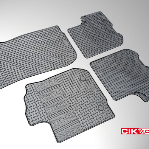 Cik ΜΑΡΚΕ ΠΑΤΑΚΙΑ ΣΕ ΣΚΑΦΗ ΛΑΣΤΙΧΟ ΓΙΑ DACIA LOGAN 2012+ / DACIA SANDERO 2012-2020 / DACIA SANDERO STEPWAY 2012-2020 ΣΕ ΜΑΥΡΟ ΧΡΩΜΑ ΜΕ ΚΟΥΜΠΩΜΑΤΑ CIK – 4 ΤΕΜ.