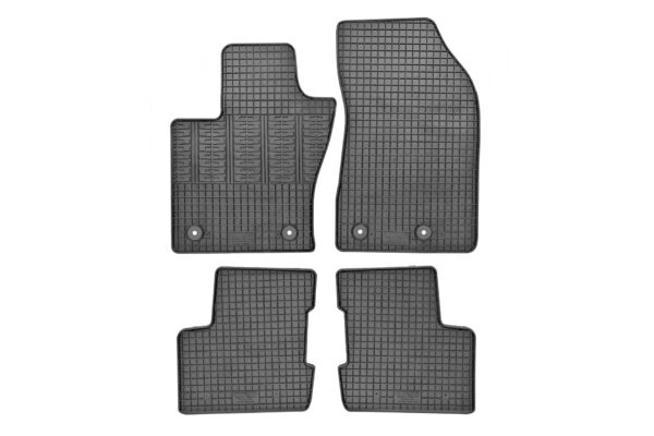 Cik ΜΑΡΚΕ ΠΑΤΑΚΙΑ ΣΕ ΣΚΑΦΗ ΛΑΣΤΙΧΟ ΓΙΑ FIAT 500X 2014+ ΣΕ ΜΑΥΡΟ ΧΡΩΜΑ ΜΕ ΚΟΥΜΠΩΜΑΤΑ CIK - 4 ΤΕΜ.