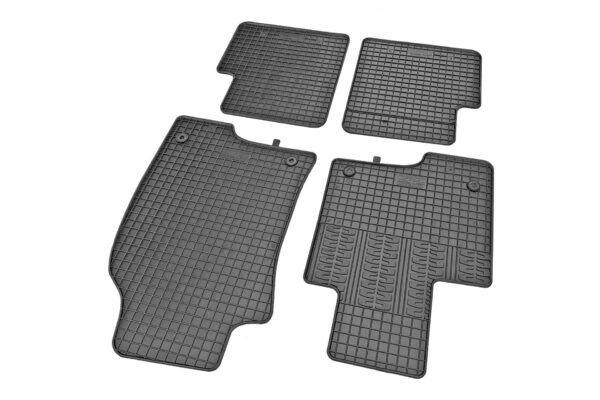 Cik ΜΑΡΚΕ ΠΑΤΑΚΙΑ ΣΕ ΣΚΑΦΗ ΛΑΣΤΙΧΟ ΓΙΑ FIAT PANDA 2012-2020 / FIAT PANDA 4X4 2012-2020 ΣΕ ΜΑΥΡΟ ΧΡΩΜΑ ΜΕ ΚΟΥΜΠΩΜΑΤΑ CIK - 4 ΤΕΜ. - Image 2
