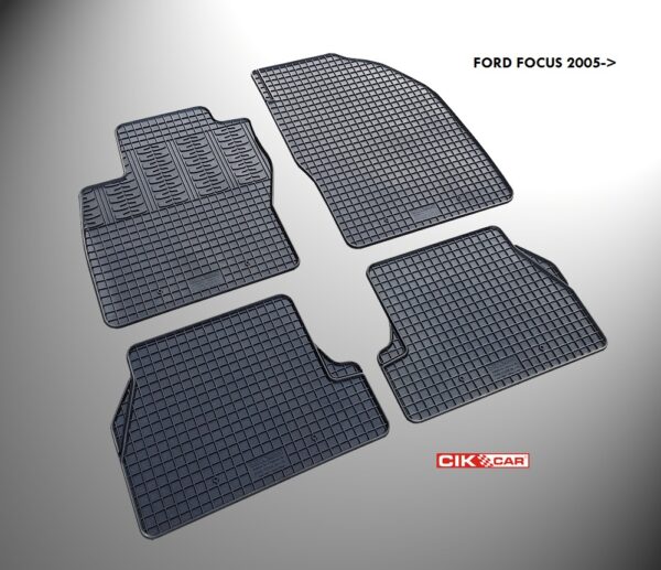 Cik ΜΑΡΚΕ ΠΑΤΑΚΙΑ ΣΕ ΣΚΑΦΗ ΛΑΣΤΙΧΟ ΓΙΑ FORD FOCUS 2 2005-2011 ΣΕ ΜΑΥΡΟ ΧΡΩΜΑ ΧΩΡΙΣ ΚΟΥΜΠΩΜΑΤΑ CIK - 4 ΤΕΜ.