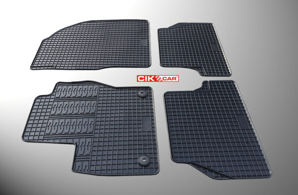 Cik ΜΑΡΚΕ ΠΑΤΑΚΙΑ ΣΕ ΣΚΑΦΗ ΛΑΣΤΙΧΟ ΓΙΑ FORD FOCUS 2011-2015 ΣΕ ΜΑΥΡΟ ΧΡΩΜΑ ΜΕ ΚΟΥΜΠΩΜΑΤΑ CIK - 4 ΤΕΜ. - Image 3