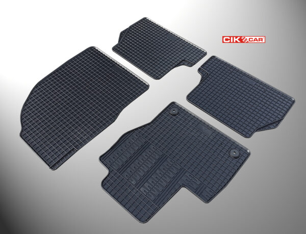 Cik ΜΑΡΚΕ ΠΑΤΑΚΙΑ ΣΕ ΣΚΑΦΗ ΛΑΣΤΙΧΟ ΓΙΑ FORD FOCUS 2011-2015 ΣΕ ΜΑΥΡΟ ΧΡΩΜΑ ΜΕ ΚΟΥΜΠΩΜΑΤΑ CIK - 4 ΤΕΜ. - Image 4