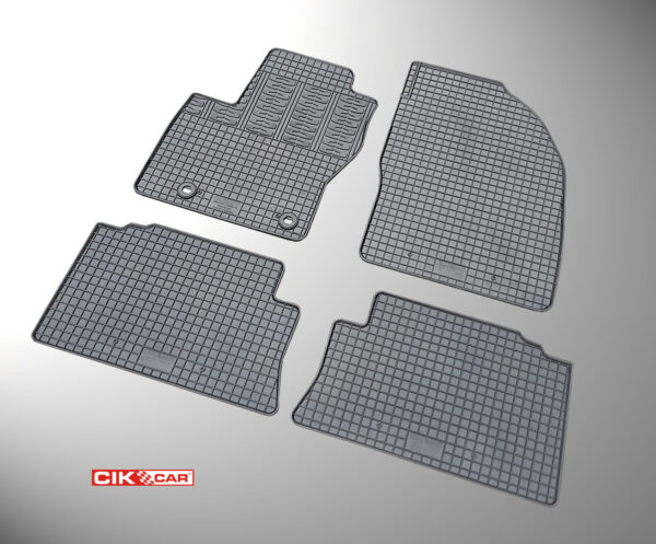 Cik ΜΑΡΚΕ ΠΑΤΑΚΙΑ ΣΕ ΣΚΑΦΗ ΛΑΣΤΙΧΟ ΓΙΑ FORD KUGA 2008-2013 ΣΕ ΜΑΥΡΟ ΧΡΩΜΑ ΜΕ ΚΟΥΜΠΩΜΑΤΑ CIK - 4 ΤΕΜ.