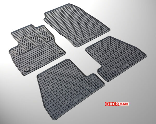 Cik ΜΑΡΚΕ ΠΑΤΑΚΙΑ ΣΕ ΣΚΑΦΗ ΛΑΣΤΙΧΟ ΓΙΑ FORD FOCUS FACELIFT 2014-2018 ΣΕ ΜΑΥΡΟ ΧΡΩΜΑ ΜΕ ΚΟΥΜΠΩΜΑΤΑ CIK - 4 ΤΕΜ.