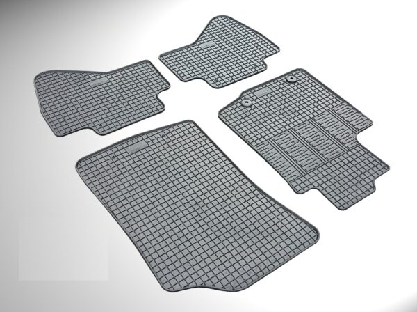 Cik ΜΑΡΚΕ ΠΑΤΑΚΙΑ ΣΕ ΣΚΑΦΗ ΛΑΣΤΙΧΟ ΓΙΑ PEUGEOT 108 2014-2021 / CITROEN C1 2014-2021 ΣΕ ΜΑΥΡΟ ΧΡΩΜΑ ΜΕ ΚΟΥΜΠΩΜΑΤΑ CIK - 4 ΤΕΜ.