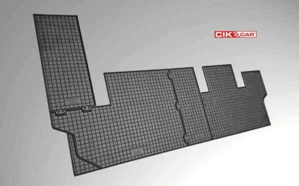 Cik ΜΑΡΚΕ ΠΑΤΑΚΙΑ ΣΕ ΣΚΑΦΗ ΛΑΣΤΙΧΟ ΓΙΑ PEUGEOT EXPERT 2006-2016 / CITROEN JUMPY 2006-2016 / FIAT SCUDO 2006-2016 / TOYOTA PROACE 2013-2016 ΣΕ ΜΑΥΡΟ ΧΡΩΜΑ ΜΕ ΚΟΥΜΠΩΜΑΤΑ CIK - 3 ΤΕΜ. - Image 2