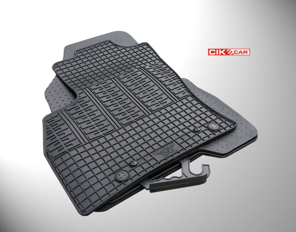 Cik ΜΑΡΚΕ ΠΑΤΑΚΙΑ ΣΕ ΣΚΑΦΗ ΛΑΣΤΙΧΟ ΓΙΑ PEUGEOT BIPPER TEPEE / CITROEN NEMO MULTISPACE / FIAT QUBO 2008+ ΣΕ ΜΑΥΡΟ ΧΡΩΜΑ ΜΕ ΚΟΥΜΠΩΜΑΤΑ CIK - 4 ΤΕΜ. - Image 2