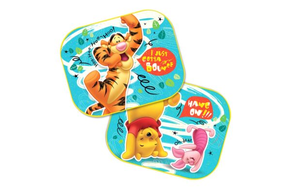 Amio ΗΛΙΟΠΡΟΣΤΑΣΙΕΣ ΠΛΑΙΝΕΣ WINNIE THE POOH ΜΕ ΒΕΝΤΟΥΖΑ 44x35cm AMIO - 2 Τεμ.