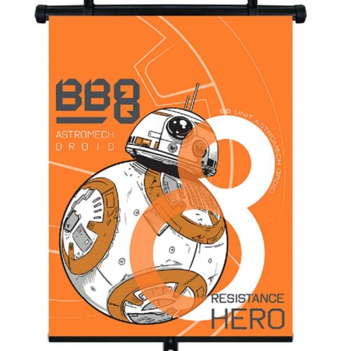 Amio ΚΟΥΡΤΙΝΑΚΙ ΗΛΙΟΠΡΟΣΤΑΣΙΑΣ ΣΕ ΡΟΛΟ STAR WARS 36x45cm ΓΙΑ ΠΛΑΙΝΟ ΤΖΑΜΙ/ΠΙΣΩ ΠΑΡΜΠΡΙΖ AMIO – 1 Τεμ.