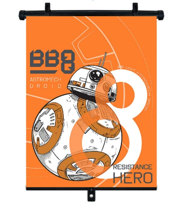 Amio ΚΟΥΡΤΙΝΑΚΙ ΗΛΙΟΠΡΟΣΤΑΣΙΑΣ ΣΕ ΡΟΛΟ STAR WARS 36x45cm ΓΙΑ ΠΛΑΙΝΟ ΤΖΑΜΙ/ΠΙΣΩ ΠΑΡΜΠΡΙΖ AMIO - 1 Τεμ.