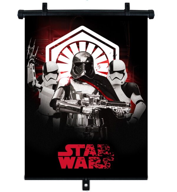 Amio ΚΟΥΡΤΙΝΑΚΙ ΗΛΙΟΠΡΟΣΤΑΣΙΑΣ ΣΕ ΡΟΛΟ STAR WARS STORMTROOPER 36x45cm ΓΙΑ ΠΛΑΙΝΟ ΤΖΑΜΙ/ΠΙΣΩ ΠΑΡΜΠΡΙΖ AMIO - 1 Τεμ.