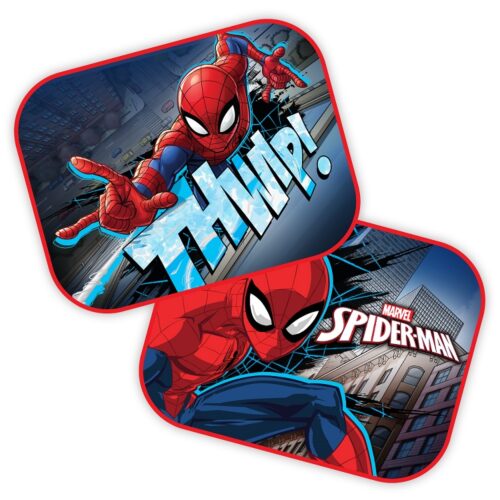 Amio ΗΛΙΟΠΡΟΣΤΑΣΙΕΣ ΠΛΑΙΝΕΣ SPIDERMAN ΜΕ ΒΕΝΤΟΥΖΑ 44x35cm AMIO – 2 Τεμ.