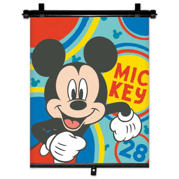 Amio ΚΟΥΡΤΙΝΑΚΙ ΗΛΙΟΠΡΟΣΤΑΣΙΑΣ ΣΕ ΡΟΛΟ MICKEY 36x45cm ΓΙΑ ΠΛΑΙΝΟ ΤΖΑΜΙ/ΠΙΣΩ ΠΑΡΜΠΡΙΖ AMIO - 1 Τεμ.