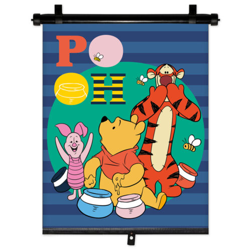 Amio ΚΟΥΡΤΙΝΑΚΙ ΗΛΙΟΠΡΟΣΤΑΣΙΑΣ ΣΕ ΡΟΛΟ WINNIE THE POOH 36x45cm ΓΙΑ ΠΛΑΙΝΟ ΤΖΑΜΙ/ΠΙΣΩ ΠΑΡΜΠΡΙΖ AMIO – 1 Τεμ.