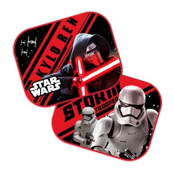 Amio ΗΛΙΟΠΡΟΣΤΑΣΙΕΣ ΠΛΑΙΝΕΣ STAR WARS FIRST ORDER ΜΕ ΒΕΝΤΟΥΖΑ (44x35cm) AMiO – 2 ΤΕΜ.
