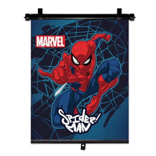 Amio ΚΟΥΡΤΙΝΑΚΙ ΗΛΙΟΠΡΟΣΤΑΣΙΑΣ ΣΕ ΡΟΛΟ SPIDER MAN 36x45cm ΓΙΑ ΠΛΑΙΝΟ ΤΖΑΜΙ/ΠΙΣΩ ΠΑΡΜΠΡΙΖ ΑΜΙΟ – 1 ΤΕΜ.