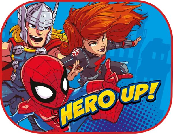 Amio ΗΛΙΟΠΡΟΣΤΑΣΙΕΣ ΠΛΑΙΝΕΣ MARVEL SUPER HEROES ΜΕ ΒΕΝΤΟΥΖΑ 2TEM (44x35cm) AMIO
