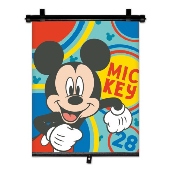 Amio ΚΟΥΡΤΙΝΑΚΙ ΗΛΙΟΠΡΟΣΤΑΣΙΑΣ ΣΕ ΡΟΛΟ MICKEY 36x45cm ΓΙΑ ΠΛΑΙΝΟ ΤΖΑΜΙ/ΠΙΣΩ ΠΑΡΜΠΡΙΖ​ ΑMiO - 1 TEM.