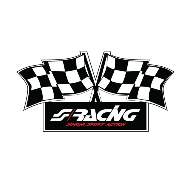 Simoni Racing ΑΥΤΟΚΟΛΛΗΤΟ ''FLAG'' 100x50mm  ​SIMONI RACING - 1 TEM.