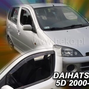 Heko ΑΝΕΜΟΘΡΑΥΣΤΕΣ ΓΙΑ DAIHATSU YRV 5D 2000-2005 ΖΕΥΓΑΡΙ ΑΠΟ ΕΥΚΑΜΠΤΟ ΦΙΜΕ ΠΛΑΣΤΙΚΟ HEKO - 2 ΤΕΜ.