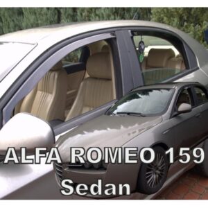Heko ΑΝΕΜΟΘΡΑΥΣΤΕΣ ΓΙΑ ALFA ROMEO 159 4D SEDAN 2005-2011 ΣΕΤ ΑΥΤΟΚΙΝΗΤΟΥ ΑΠΟ ΕΥΚΑΜΠΤΟ ΦΙΜΕ ΠΛΑΣΤΙΚΟ HEKO - 4 ΤΕΜ.