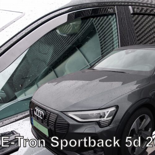 Heko ΑΝΕΜΟΘΡΑΥΣΤΕΣ ΓΙΑ AUDI E-TRON SPORTBACK 5D 2020+  ΣΕΤ ΑΥΤΟΚΙΝΗΤΟΥ ΑΠΟ ΕΥΚΑΜΠΤΟ ΦΙΜΕ ΠΛΑΣΤΙΚΟ HEKO – 4 ΤΕΜ.