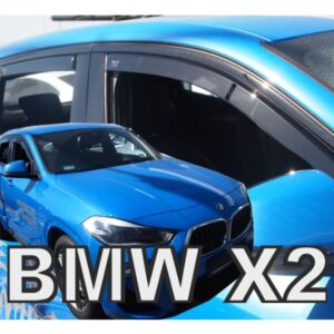Heko ΑΝΕΜΟΘΡΑΥΣΤΕΣ ΓΙΑ BMW X2 F39 5D 2018+ ΣΕΤ ΑΥΤΟΚΙΝΗΤΟΥ ΑΠΟ ΕΥΚΑΜΠΤΟ ΦΙΜΕ ΠΛΑΣΤΙΚΟ HEKO - 4 ΤΕΜ.