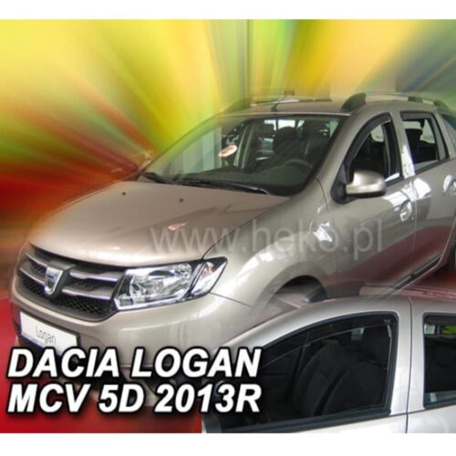 Heko ΑΝΕΜΟΘΡΑΥΣΤΕΣ ΓΙΑ DACIA LOGAN MCV II 5D 2013+ ΣΕΤ ΑΥΤΟΚΙΝΗΤΟΥ ΑΠΟ ΕΥΚΑΜΠΤΟ ΦΙΜΕ ΠΛΑΣΤΙΚΟ HEKO – 4 ΤΕΜ.