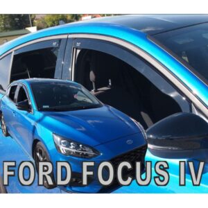 Heko ΑΝΕΜΟΘΡΑΥΣΤΕΣ ΓΙΑ FORD FOCUS MK4 5D HB 2018+ ΣΕΤ ΑΥΤΟΚΙΝΗΤΟΥ ΑΠΟ ΕΥΚΑΜΠΤΟ ΦΙΜΕ ΠΛΑΣΤΙΚΟ HEKO - 4 ΤΕΜ.
