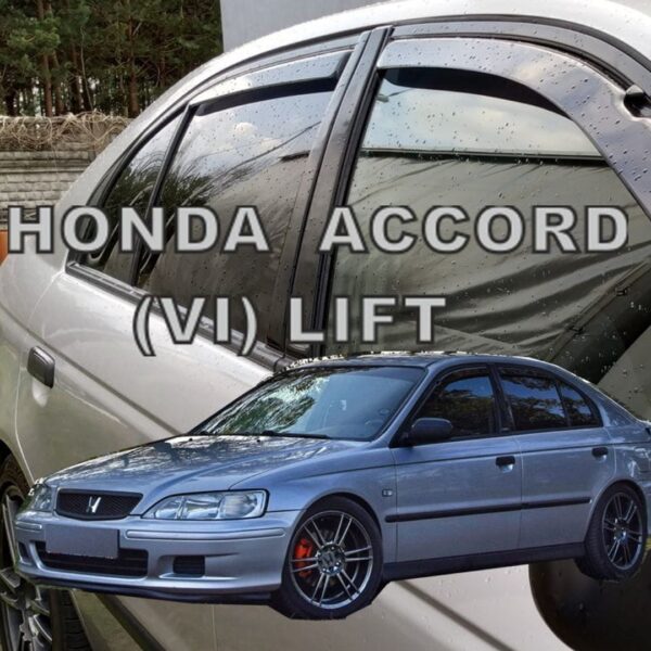 Heko ΑΝΕΜΟΘΡΑΥΣΤΕΣ ΓΙΑ HONDA ACCORD VI 5D LTB 1998-2003 ΣΕΤ ΑΥΤΟΚΙΝΗΤΟΥ ΑΠΟ ΕΥΚΑΜΠΤΟ ΦΙΜΕ ΠΛΑΣΤΙΚΟ HEKO - 4 ΤΕΜ.