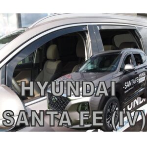 Heko ΑΝΕΜΟΘΡΑΥΣΤΕΣ ΓΙΑ HYUNDAI SANTA FE IV 5D 2018+ ΣΕΤ ΑΥΤΟΚΙΝΗΤΟΥ ΑΠΟ ΕΥΚΑΜΠΤΟ ΦΙΜΕ ΠΛΑΣΤΙΚΟ HEKO - 4 ΤΕΜ.