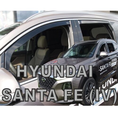 Heko ΑΝΕΜΟΘΡΑΥΣΤΕΣ ΓΙΑ HYUNDAI SANTA FE IV 5D 2018+ ΣΕΤ ΑΥΤΟΚΙΝΗΤΟΥ ΑΠΟ ΕΥΚΑΜΠΤΟ ΦΙΜΕ ΠΛΑΣΤΙΚΟ HEKO – 4 ΤΕΜ.