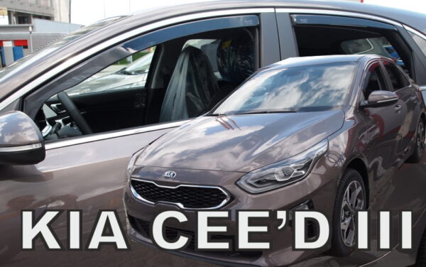 Heko ΑΝΕΜΟΘΡΑΥΣΤΕΣ ΓΙΑ KIA CEED 5D HTB 2017+   ΣΕΤ ΑΥΤΟΚΙΝΗΤΟΥ ΑΠΟ ΕΥΚΑΜΠΤΟ ΦΙΜΕ ΠΛΑΣΤΙΚΟ HEKO - 4 ΤΕΜ.