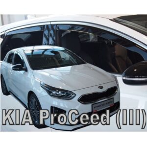 Heko ΑΝΕΜΟΘΡΑΥΣΤΕΣ ΓΙΑ KIA PRO CEED III 5D 2019+ ΣΕΤ ΑΥΤΟΚΙΝΗΤΟΥ ΑΠΟ ΕΥΚΑΜΠΤΟ ΦΙΜΕ ΠΛΑΣΤΙΚΟ HEKO - 4 ΤΕΜ.