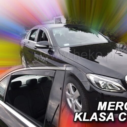 Heko ΑΝΕΜΟΘΡΑΥΣΤΕΣ ΓΙΑ MERCEDES C-KLAS W205 4D 2014 ΣΕΤ ΑΥΤΟΚΙΝΗΤΟΥ ΑΠΟ ΕΥΚΑΜΠΤΟ ΦΙΜΕ ΠΛΑΣΤΙΚΟ HEKO – 4 ΤΕΜ.