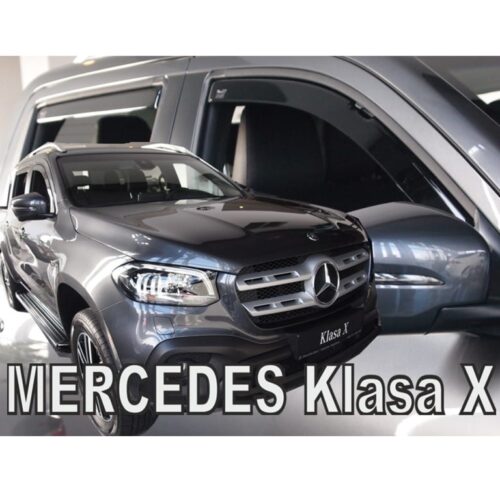 Heko ΑΝΕΜΟΘΡΑΥΣΤΕΣ ΓΙΑ MERCEDES X-KLAS W470 4D 2017+ ΣΕΤ ΑΥΤΟΚΙΝΗΤΟΥ ΑΠΟ ΕΥΚΑΜΠΤΟ ΦΙΜΕ ΠΛΑΣΤΙΚΟ HEKO – 4 ΤΕΜ.