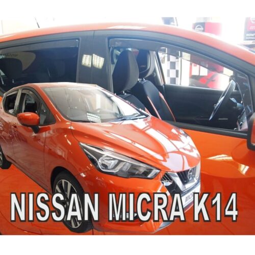 Heko ΑΝΕΜΟΘΡΑΥΣΤΕΣ ΓΙΑ NISSAN MICRA K14 5D 2017+ ΣΕΤ ΑΥΤΟΚΙΝΗΤΟΥ ΑΠΟ ΕΥΚΑΜΠΤΟ ΦΙΜΕ ΠΛΑΣΤΙΚΟ HEKO – 4 ΤΕΜ.