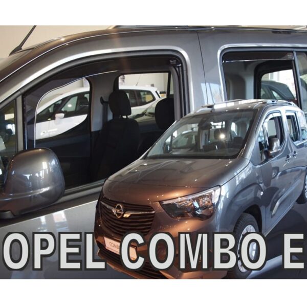 Heko ΑΝΕΜΟΘΡΑΥΣΤΕΣ ΓΙΑ CITROEN BERLINGO III/PEUGEOT RIFTER/OPEL COMBO E 4D/5D LOV 2018+ ΣΕΤ ΑΥΤΟΚΙΝΗΤΟΥ ΑΠΟ ΕΥΚΑΜΠΤΟ ΦΙΜΕ ΠΛΑΣΤΙΚΟ HEKO - 4 ΤΕΜ. - Image 2