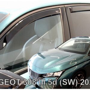 Heko ΑΝΕΜΟΘΡΑΥΣΤΕΣ ΓΙΑ PEUGEOT 308 5D SW 2021+ ΣΕΤ ΑΥΤΟΚΙΝΗΤΟΥ ΑΠΟ ΕΥΚΑΜΠΤΟ ΦΙΜΕ ΠΛΑΣΤΙΚΟ HEKO - 4 ΤΕΜ.